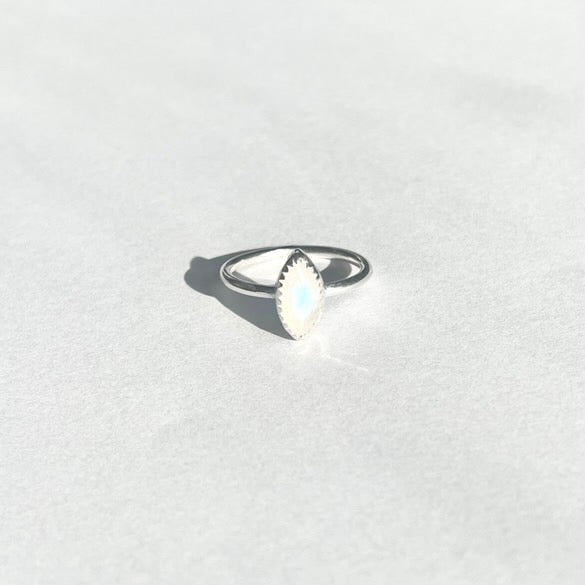 Moonstone Sterling Silver Ring