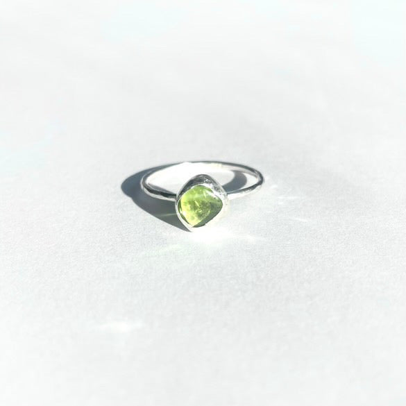 Peridot Sterling Silver Ring