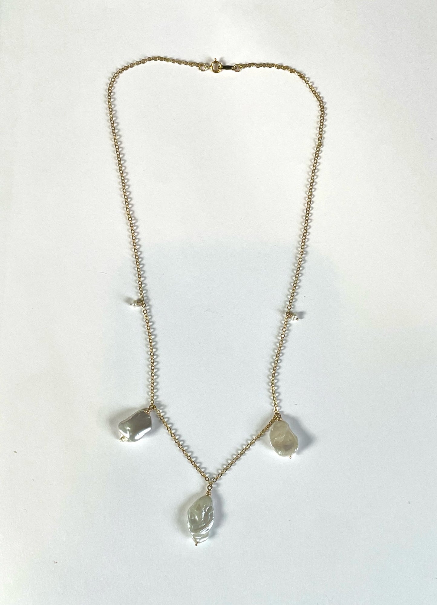 Gold Fill Freshwater Pearl Necklace