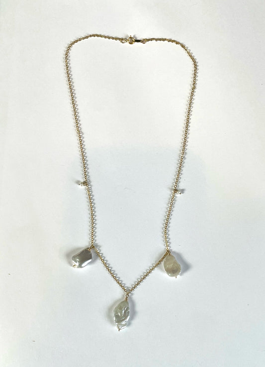 Gold Fill Freshwater Pearl Necklace