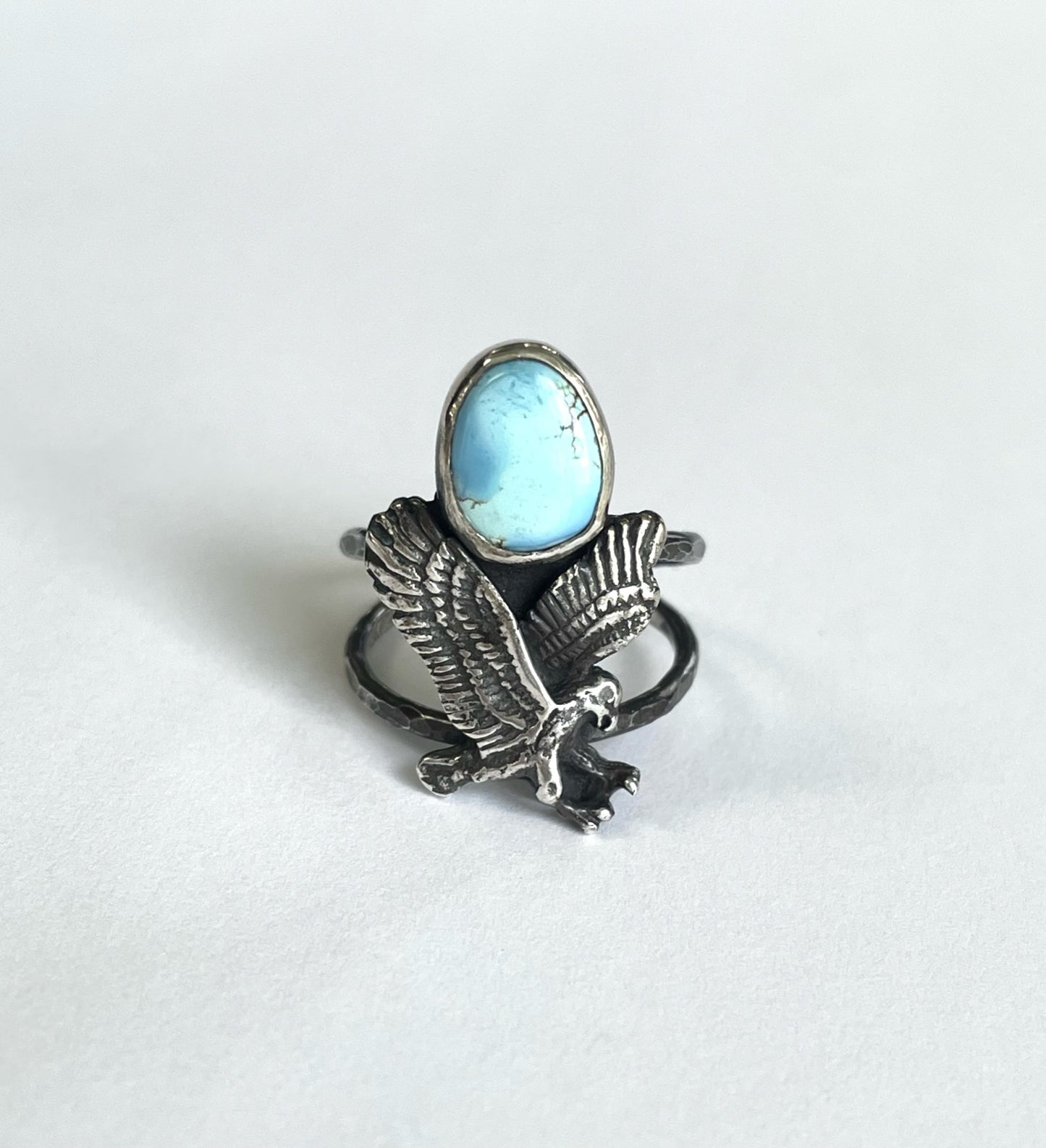 Kazakhstan Turquoise Eagle Ring