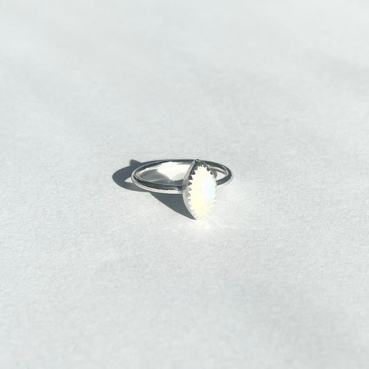 Moonstone Sterling Silver Ring